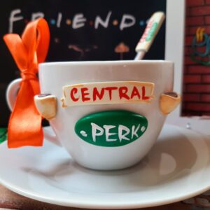 Чаша с полимерна глина - " Central Perk " / Приятели