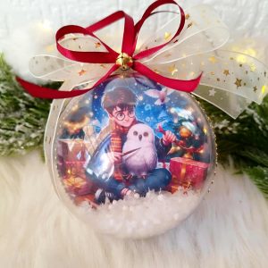 Коледна топка със снимка по ваш избор-Хари Потър