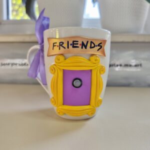 Чаша с полимерна глина – Приятели / Friends
